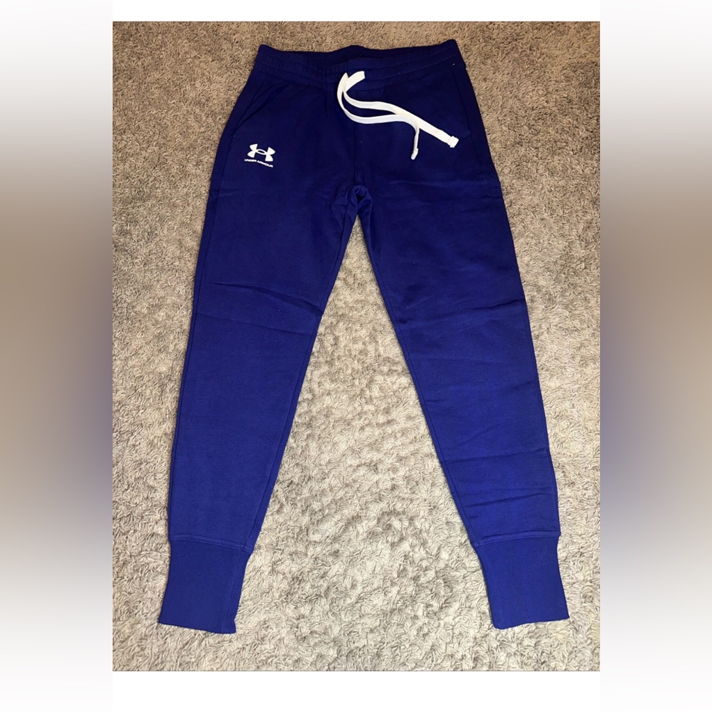 Under Armour Women's Rival Fleece Lined Jogger (Purple, Xxl) Nwt